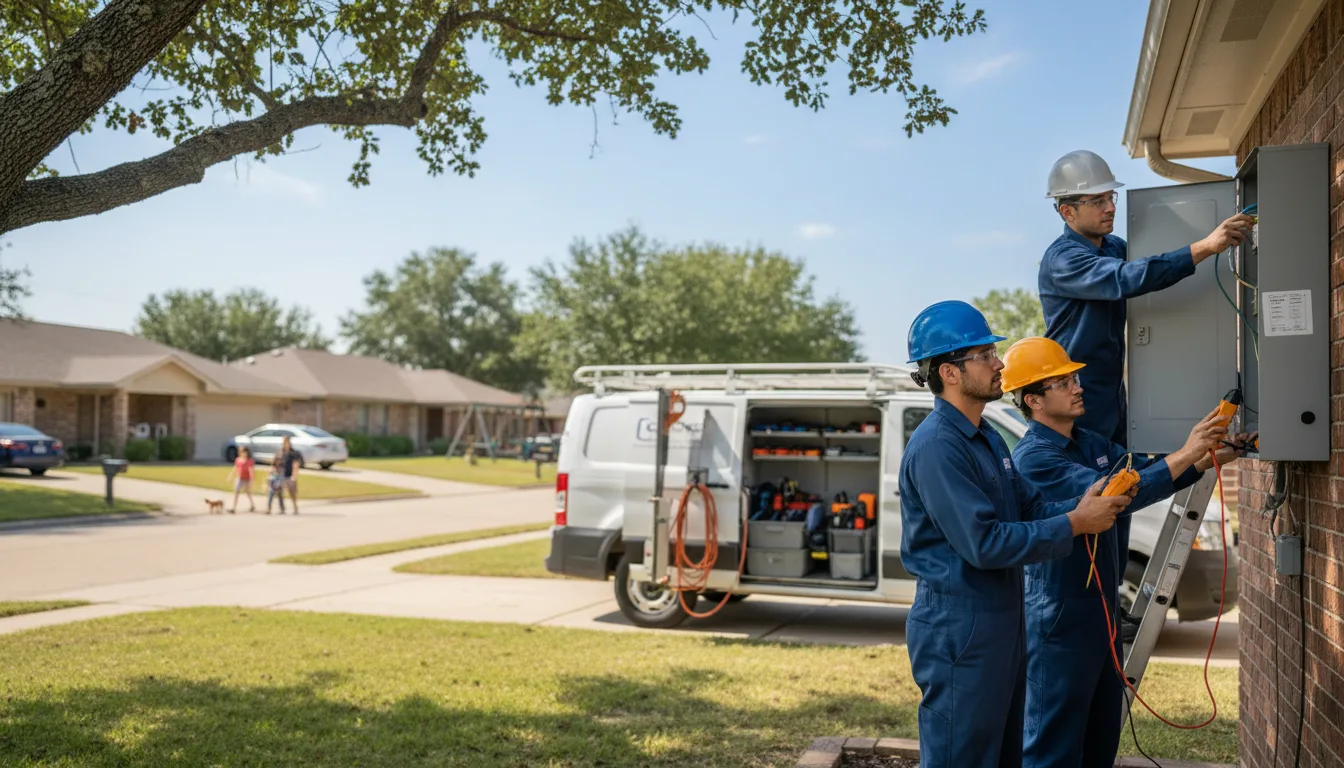Certified electrician providing emergency electrical services in Haubstadt, IN